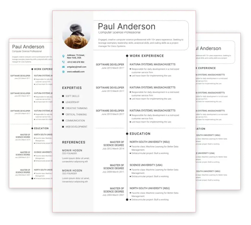 Download Canadian Resume Templates